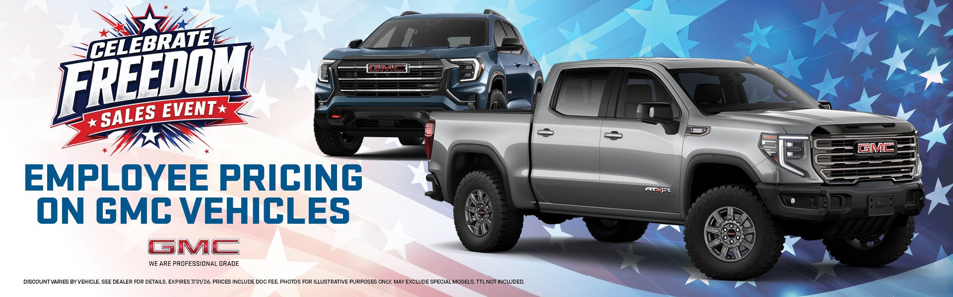 Employee Pricing On GMC Vehicles